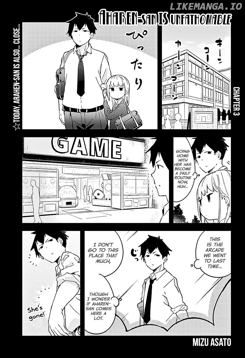 Aharen-san wa Hakarenai chapter 3 - page 3
