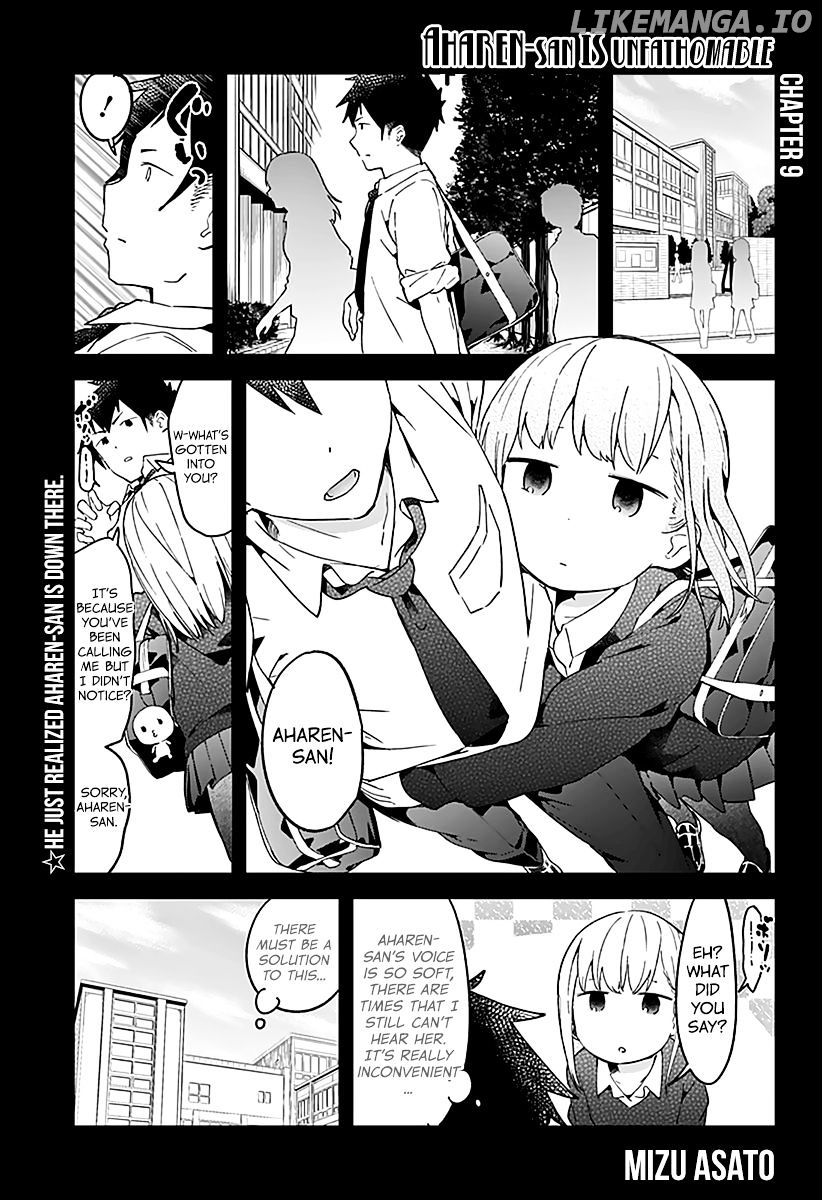 Aharen-san wa Hakarenai chapter 9 - page 2