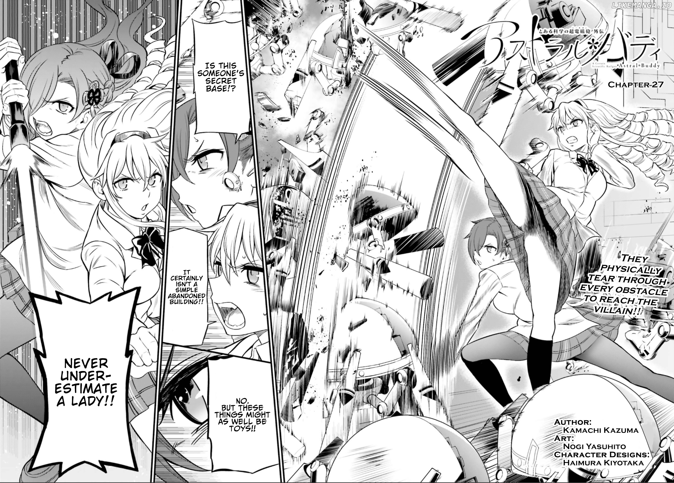 Toaru Kagaku no Railgun Gaiden: Astral Buddy chapter 27 - page 2