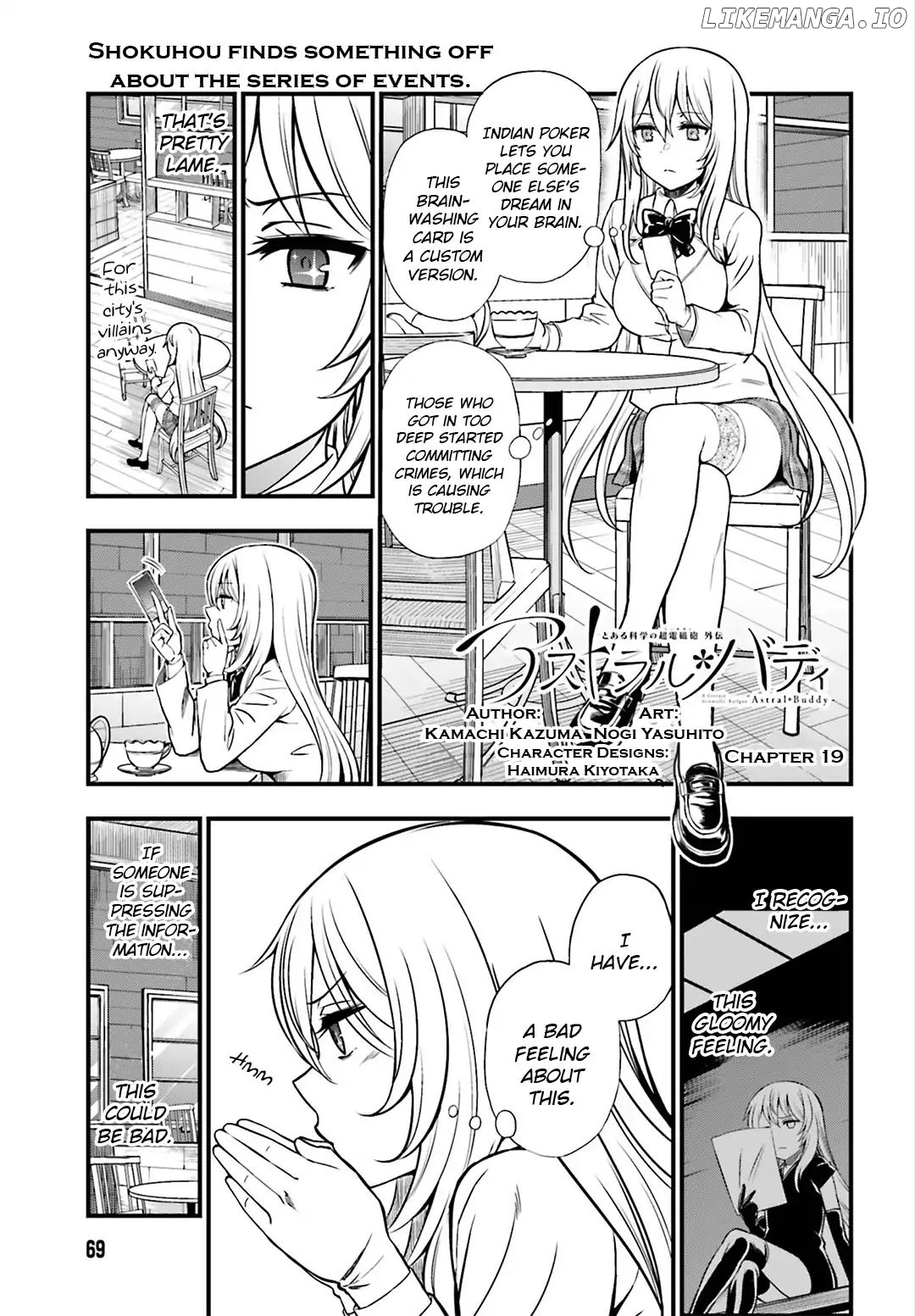 Toaru Kagaku no Railgun Gaiden: Astral Buddy chapter 19 - page 1