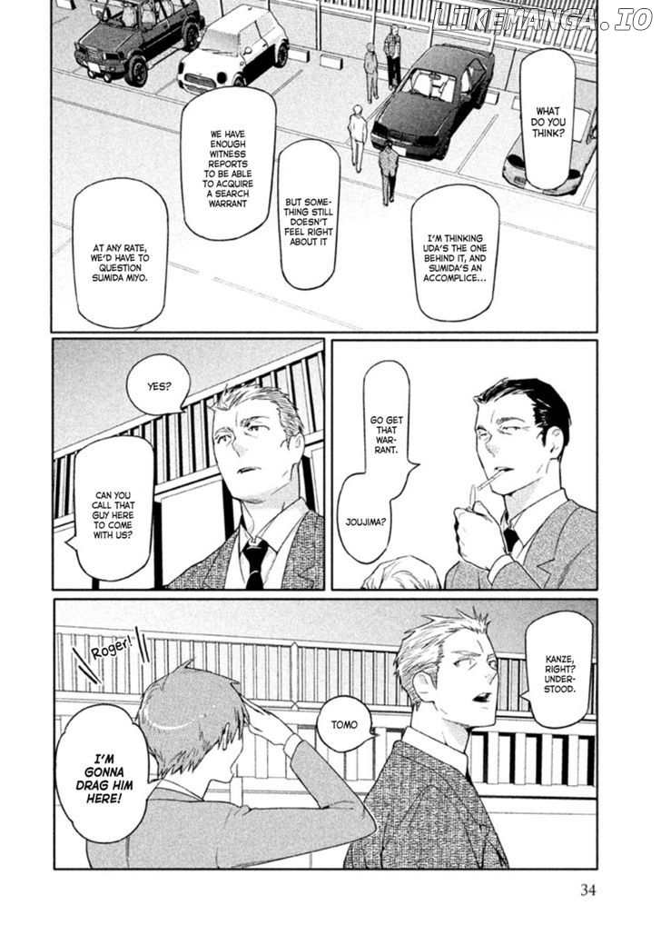Zenra Otoko to Shibainu Otoko - Keishichou Seikatsu Anzenbu Yuugeki Sousahan chapter 5 - page 34