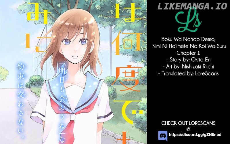 Boku wa Nando demo, Kimi ni Hajimete no Koi wo Suru. chapter 1 - page 37