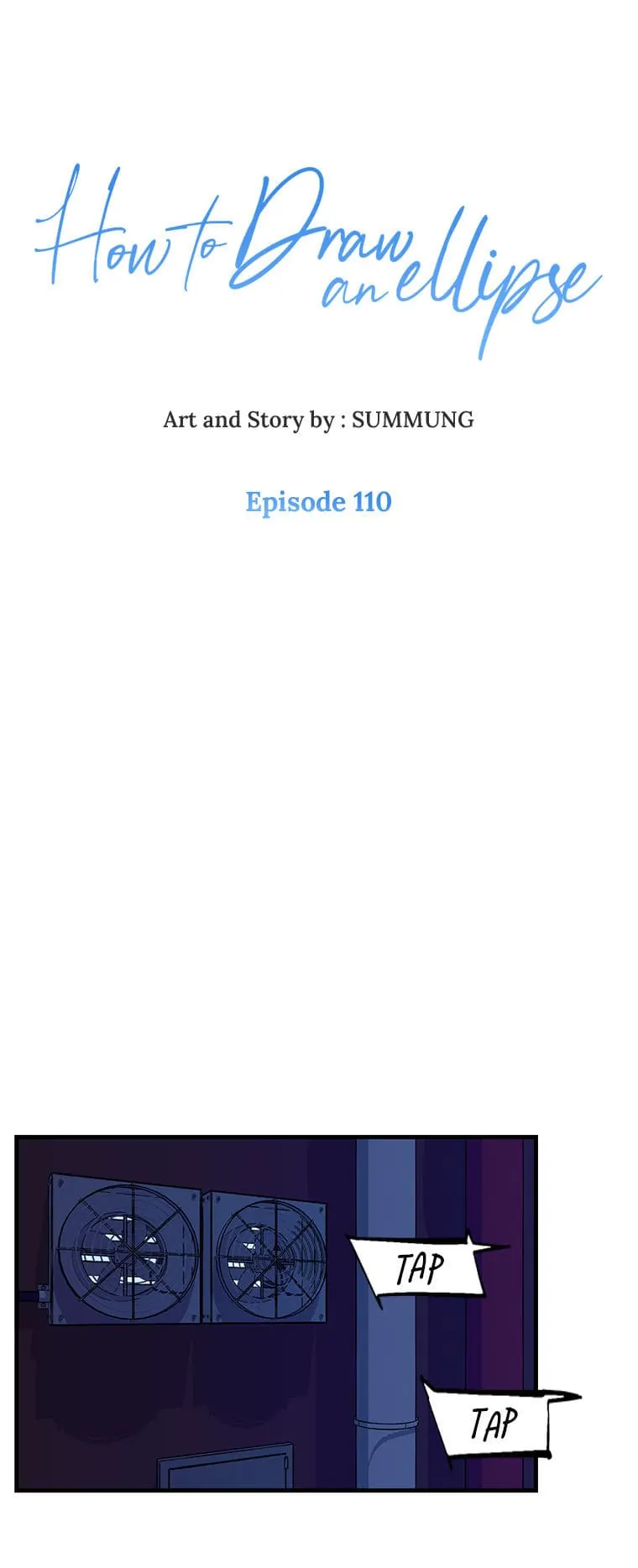How to Draw an Ellipse Chapter 110 - page 1