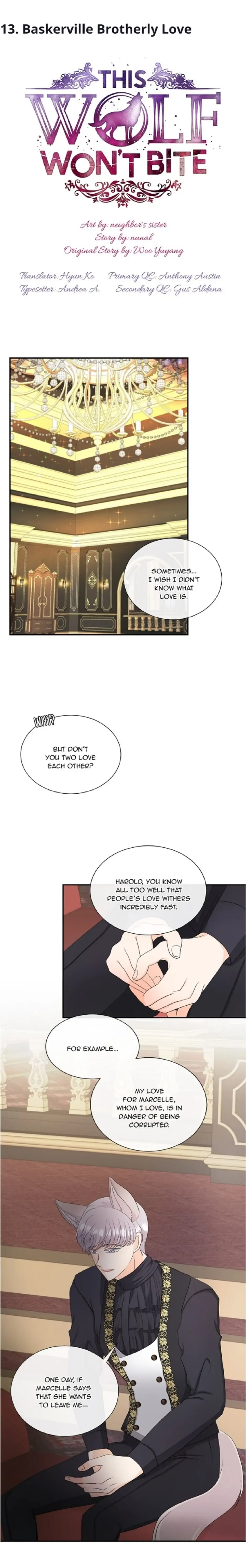I’m a Wolf, but I Won’t Harm You Chapter 13 - page 1