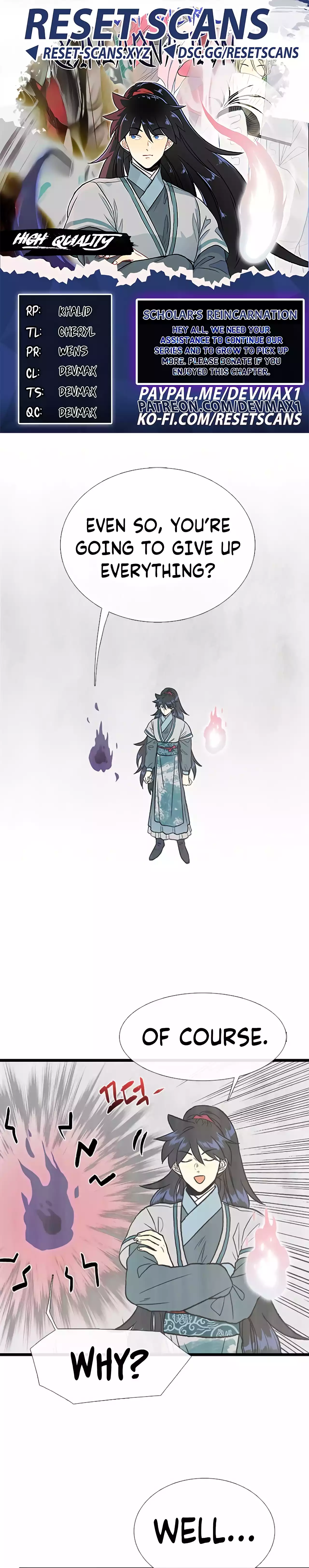 Reborn as a Scholar (Official) Chapter 214 - page 1