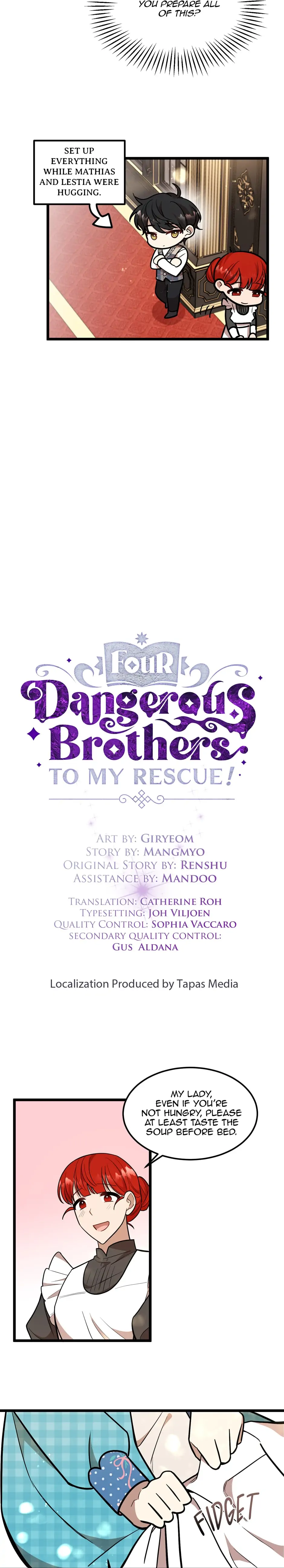 Four Dangerous Brothers to My Rescue! Chapter 27 - page 4