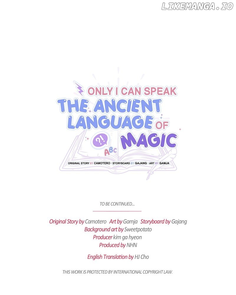 Only I Can Speak the Ancient Language of Magic Chapter 57 - page 68