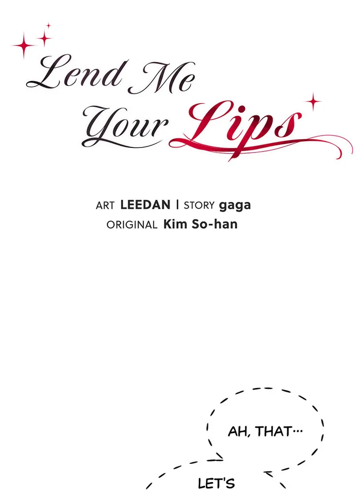 Lend Me Your Lips Chapter 20 - page 8