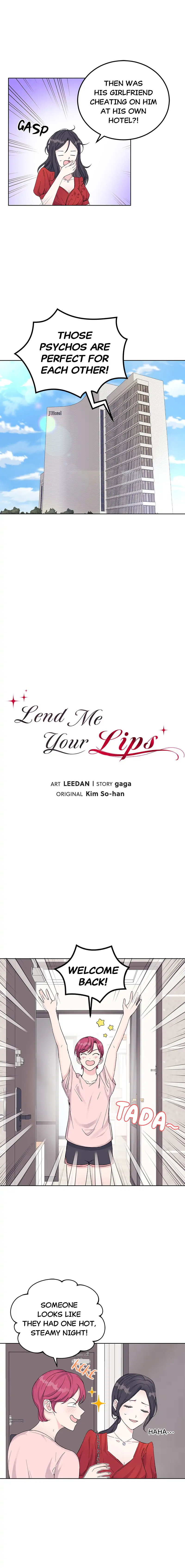 Lend Me Your Lips Chapter 4 - page 2