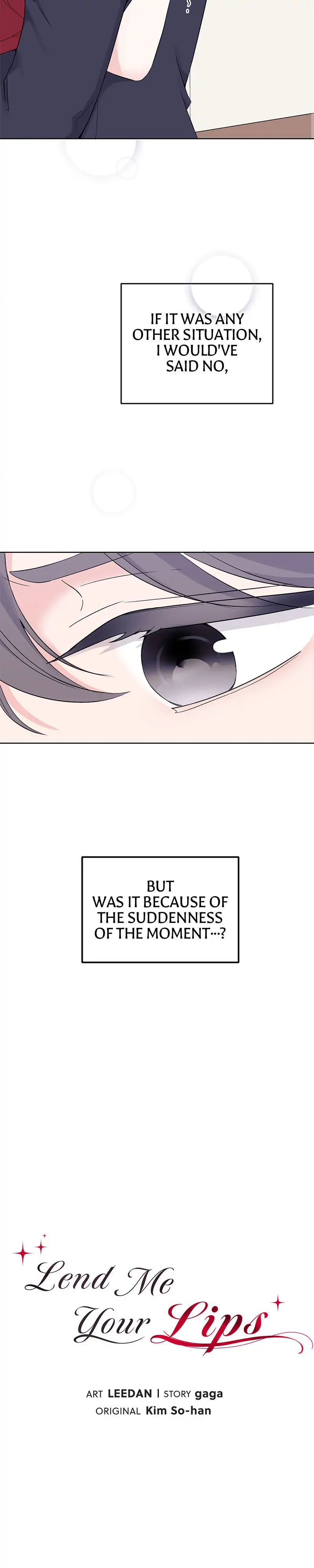 Lend Me Your Lips Chapter 2 - page 6
