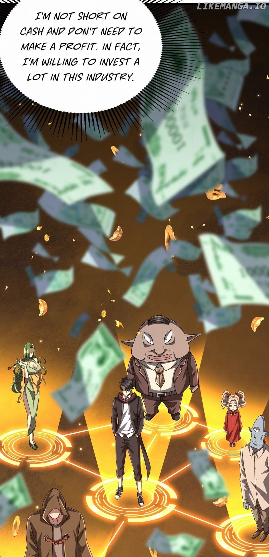 With My Netherworld Trillions, Game On! Chapter 71 - page 54