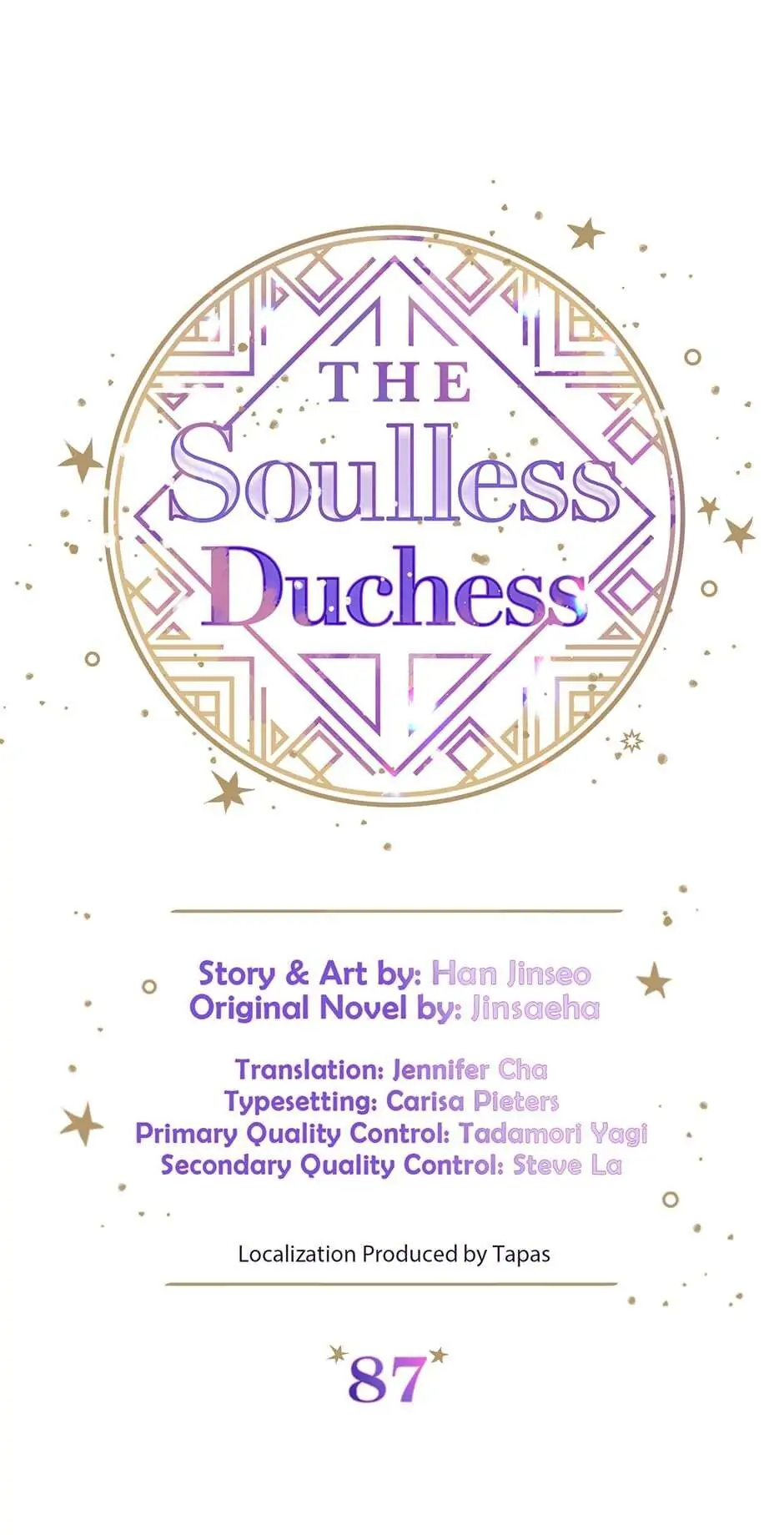 The Duchess with an Empty Soul Chapter 87 - page 1
