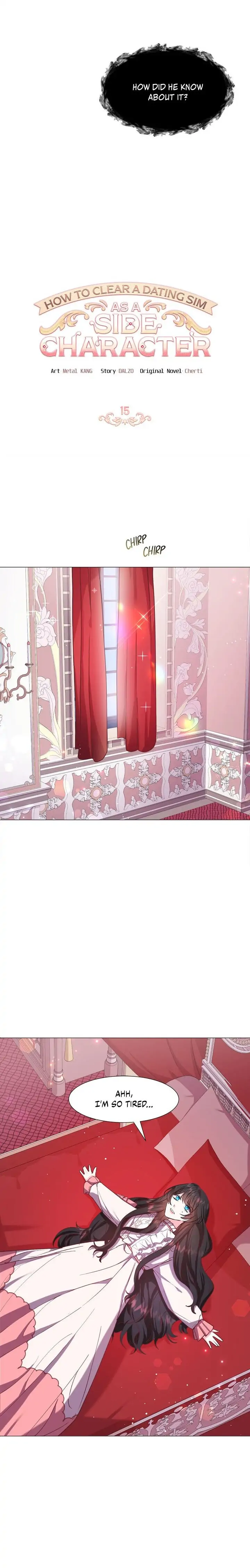 How to Clear a Dating Sim as a Side Character Chapter 15 - page 3