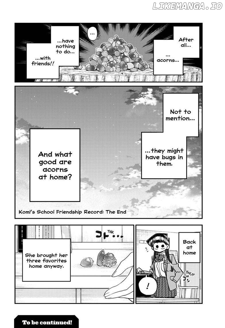 Komi-san wa Komyushou Desu Chapter 459 - page 9