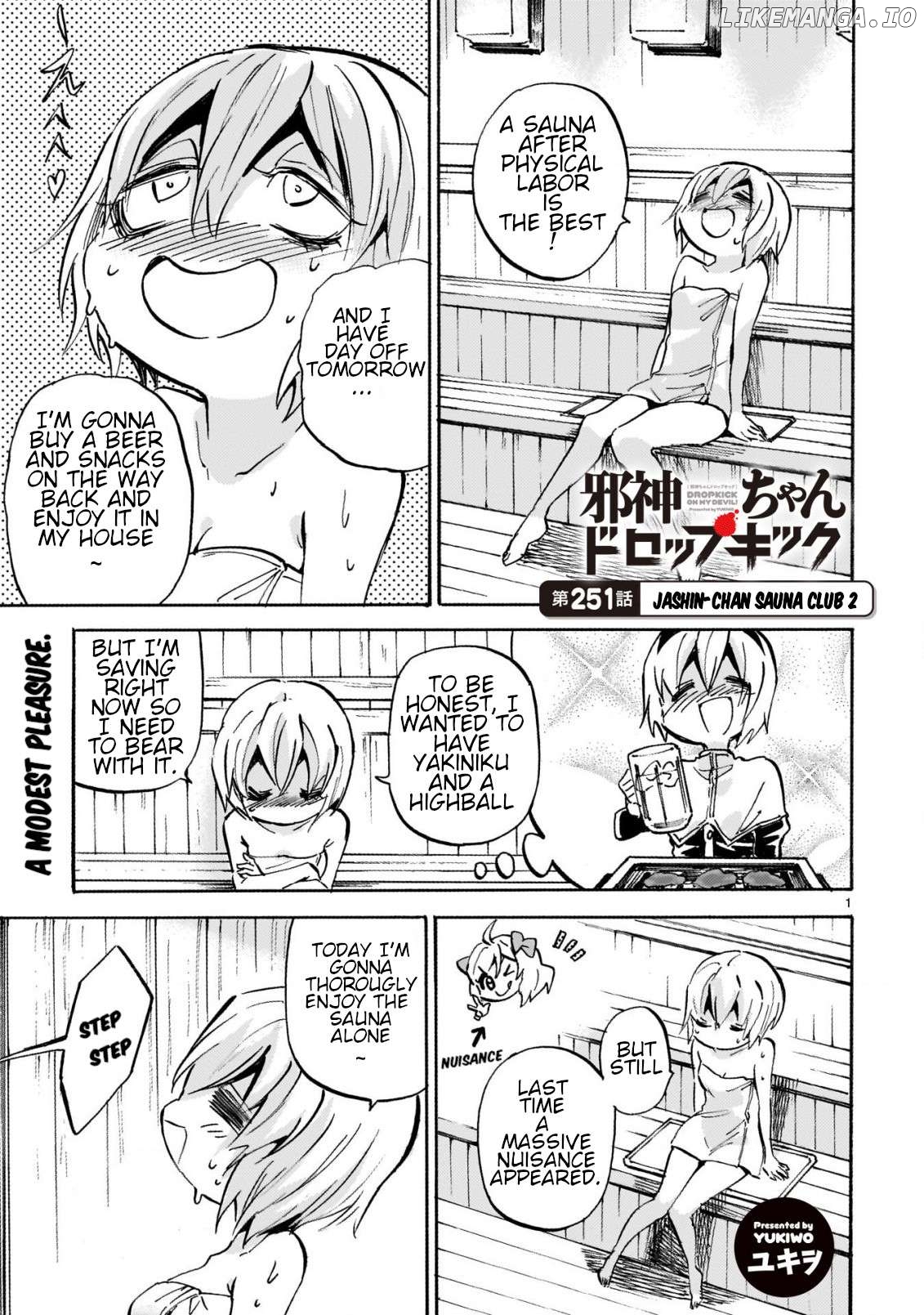 Jashin-chan Dropkick Chapter 256 - page 1