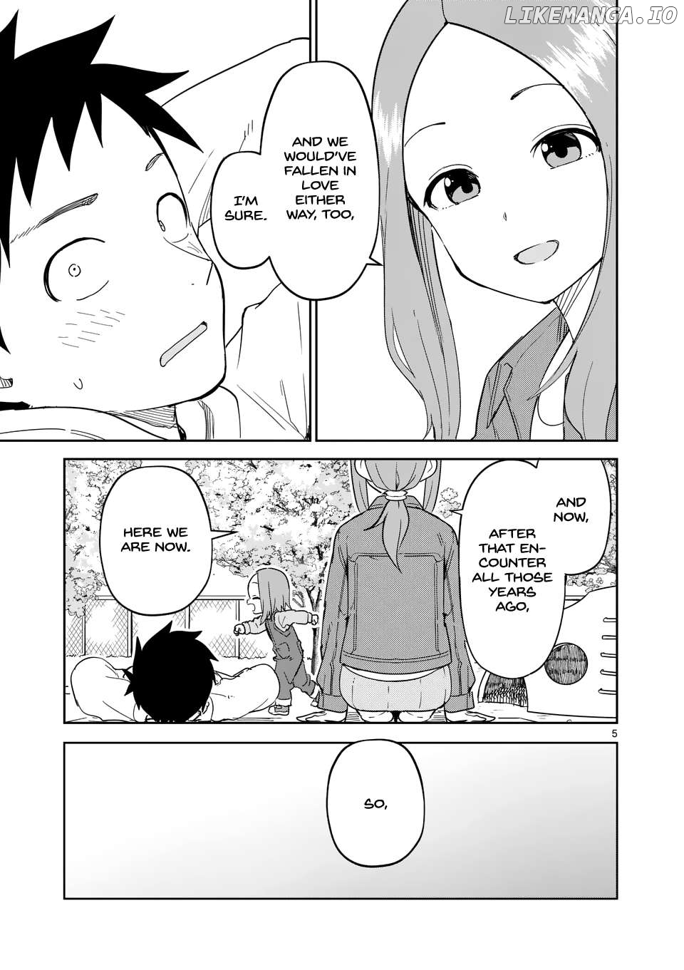 Karakai Jouzu no (Moto) Takagi-san Chapter 309 - page 5