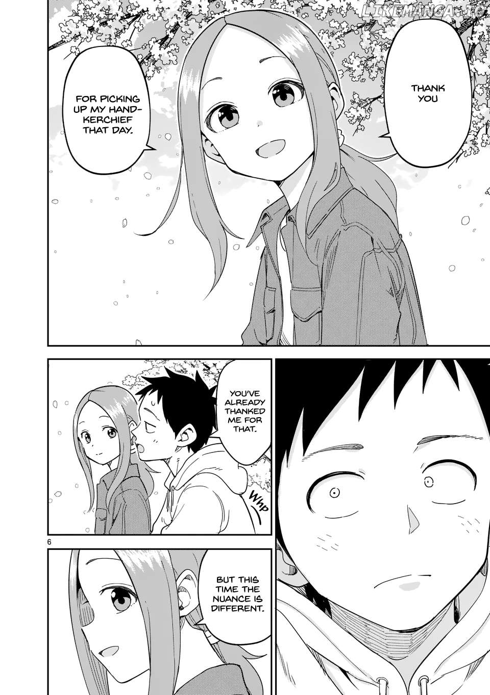 Karakai Jouzu no (Moto) Takagi-san Chapter 309 - page 6