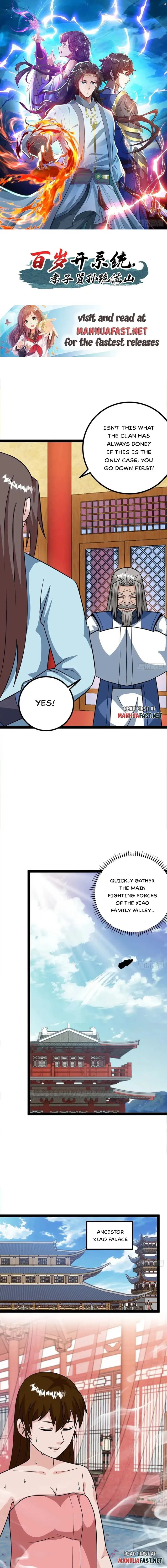 When The System Opens After The Age Of 100 , All Grandchildren Kneel Upon The Mountains! Chapter 73 - page 1