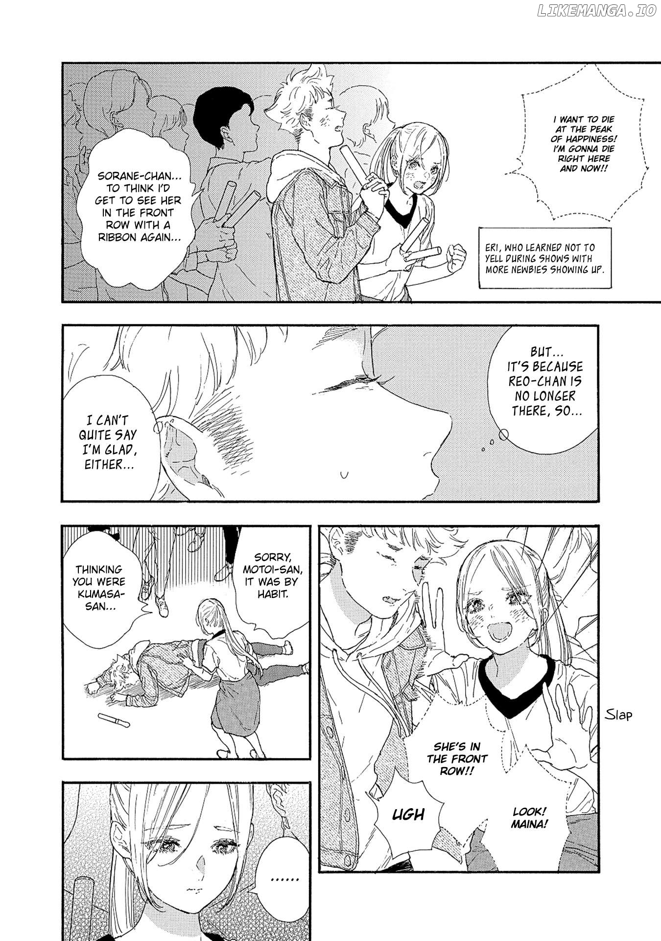 Oshi Ga Budoukan Ittekuretara Shinu Chapter 58 - page 4