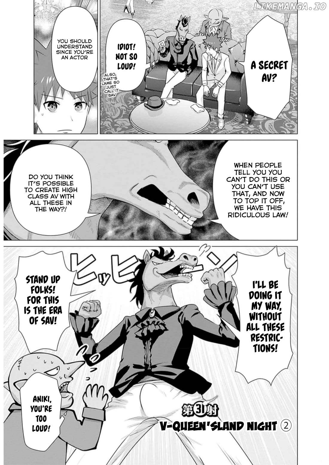 Isekai Pornstar ~Shiru danyuu ga isekai tensei shite ero chishiki furu katsuyo de musou danyuu ni naru hanashi ~ Chapter 31 - page 1