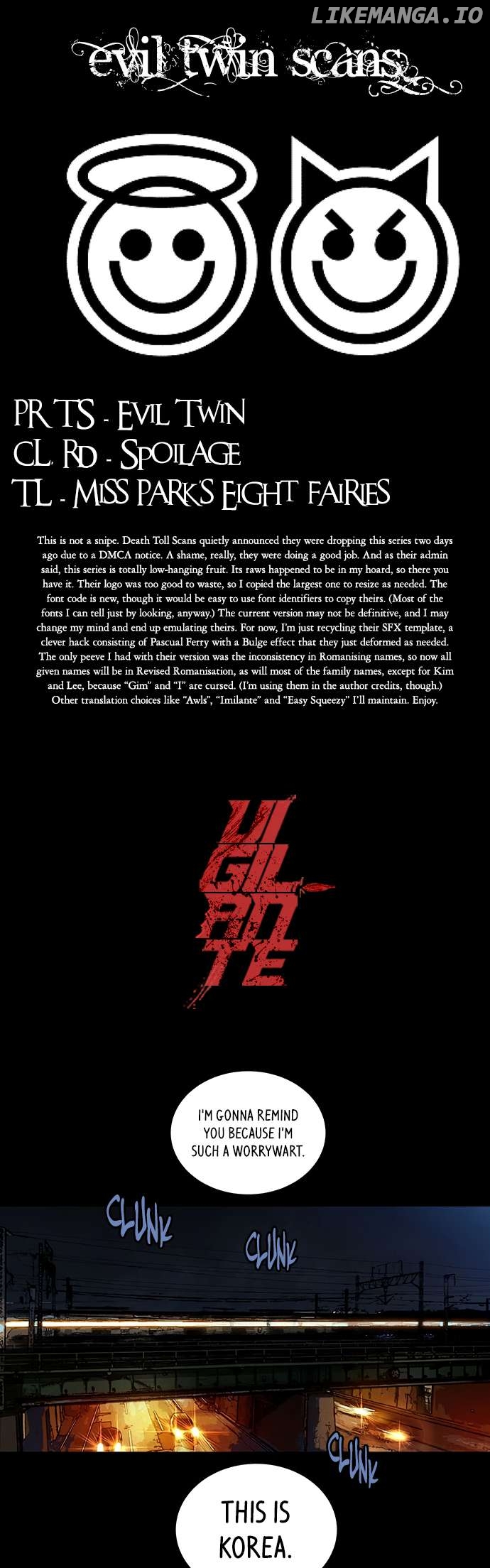 Vigilante - Manhwa Chapter 107 - page 1