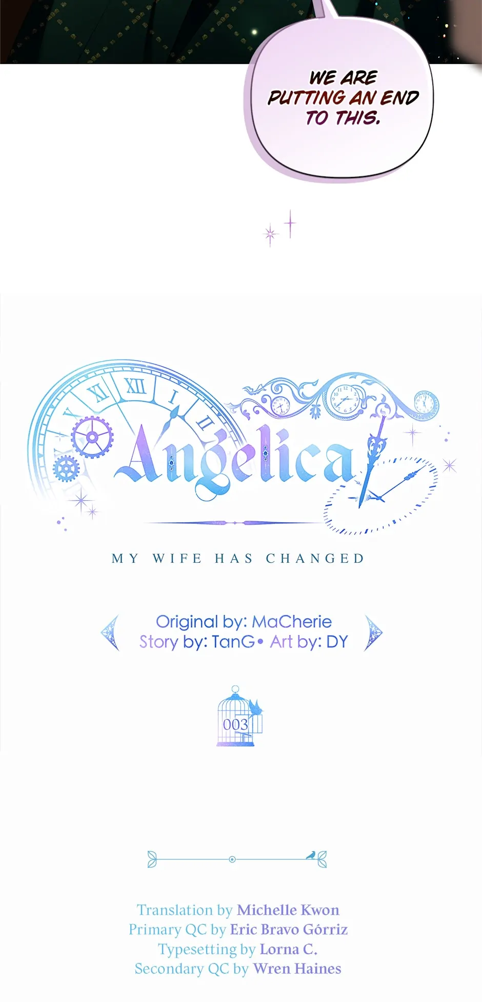 Angelica: My wife has changed. Chapter 3 - page 2