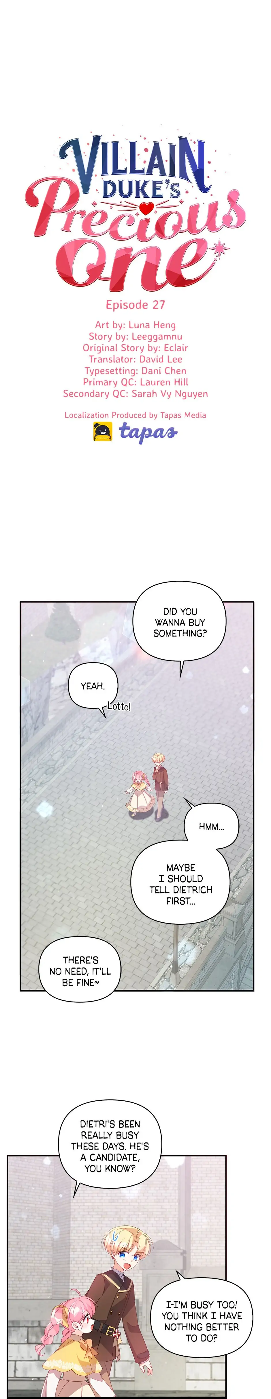 Villain Duke's Precious One Chapter 27 - page 6