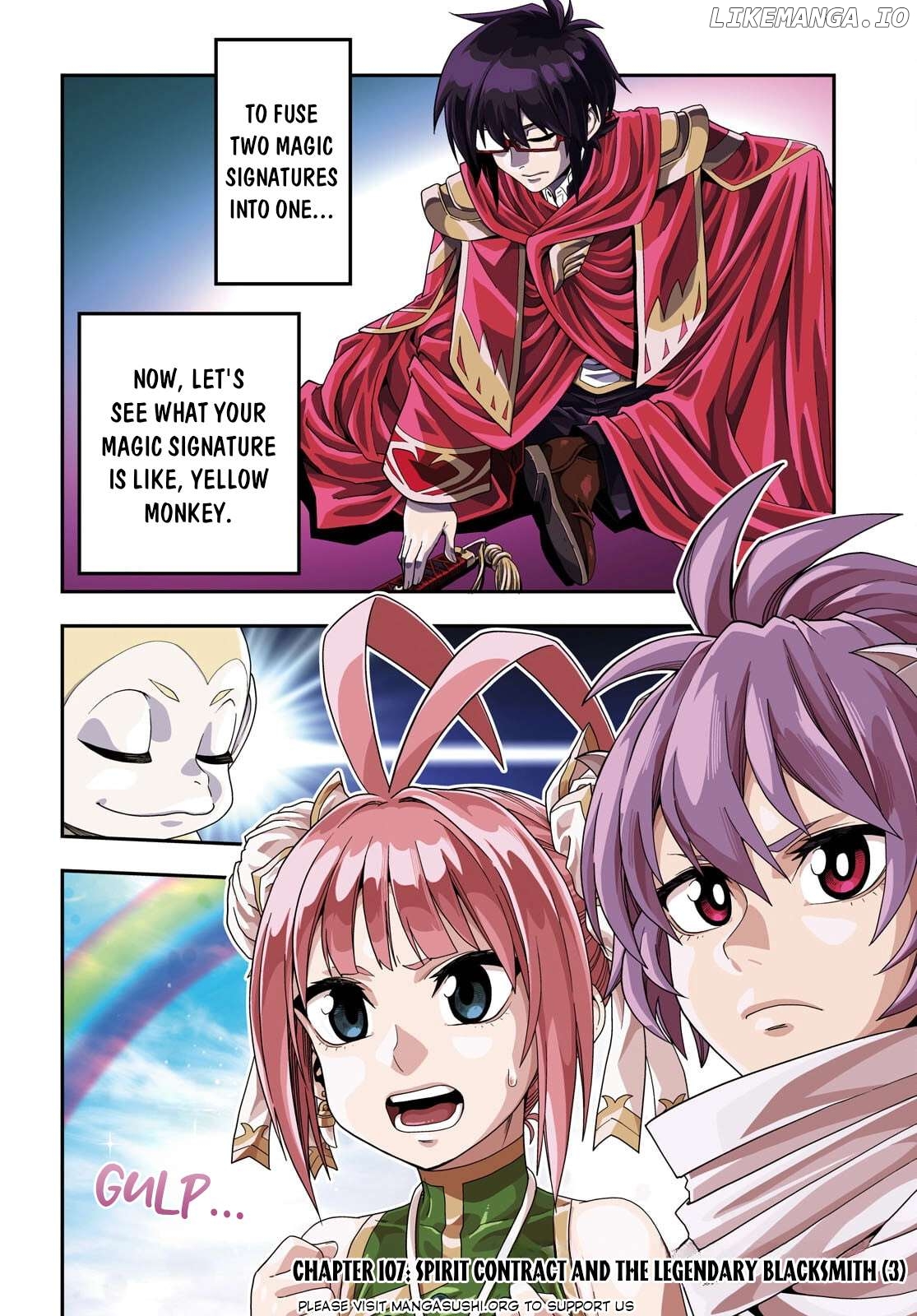 Konjiki no Moji Tsukai - Yuusha Yonin ni Makikomareta Unique Cheat Chapter 107 - page 3