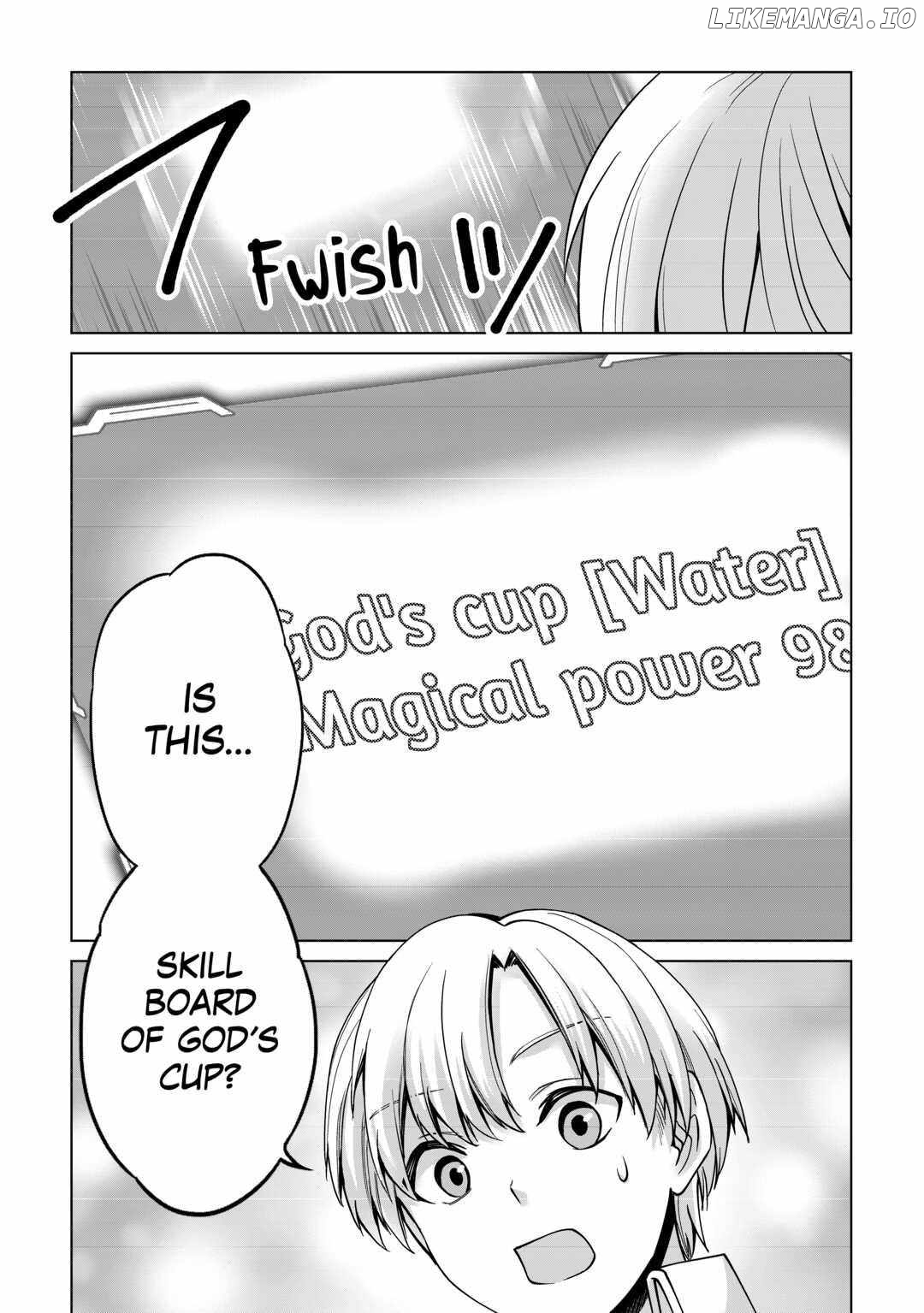 After Receiving the Sacred Item “Cup” That Can Only Produce Water, I Decided To Live Freely in Barren Land Chapter 13 - page 21