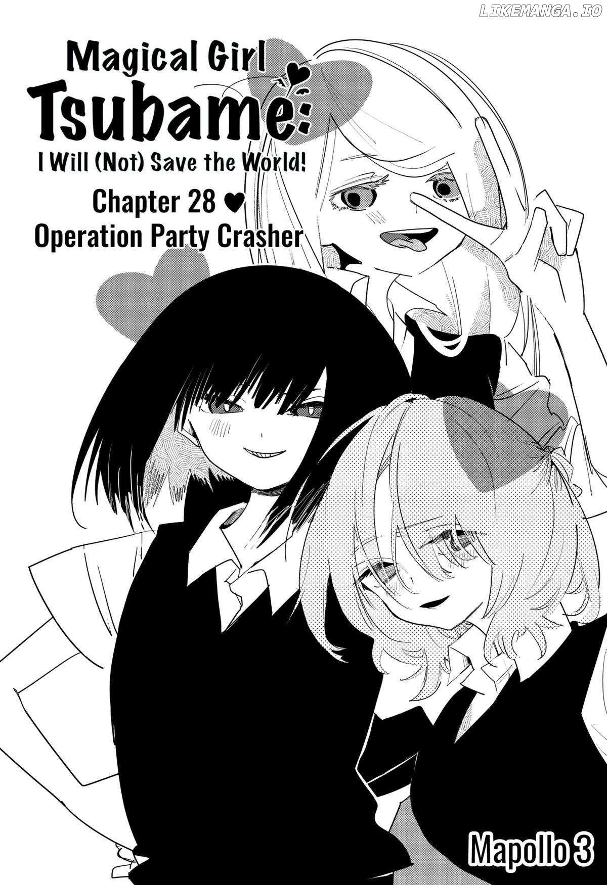 Magical Girl Tsubame: I Will (Not) Save the World! Chapter 28 - page 1