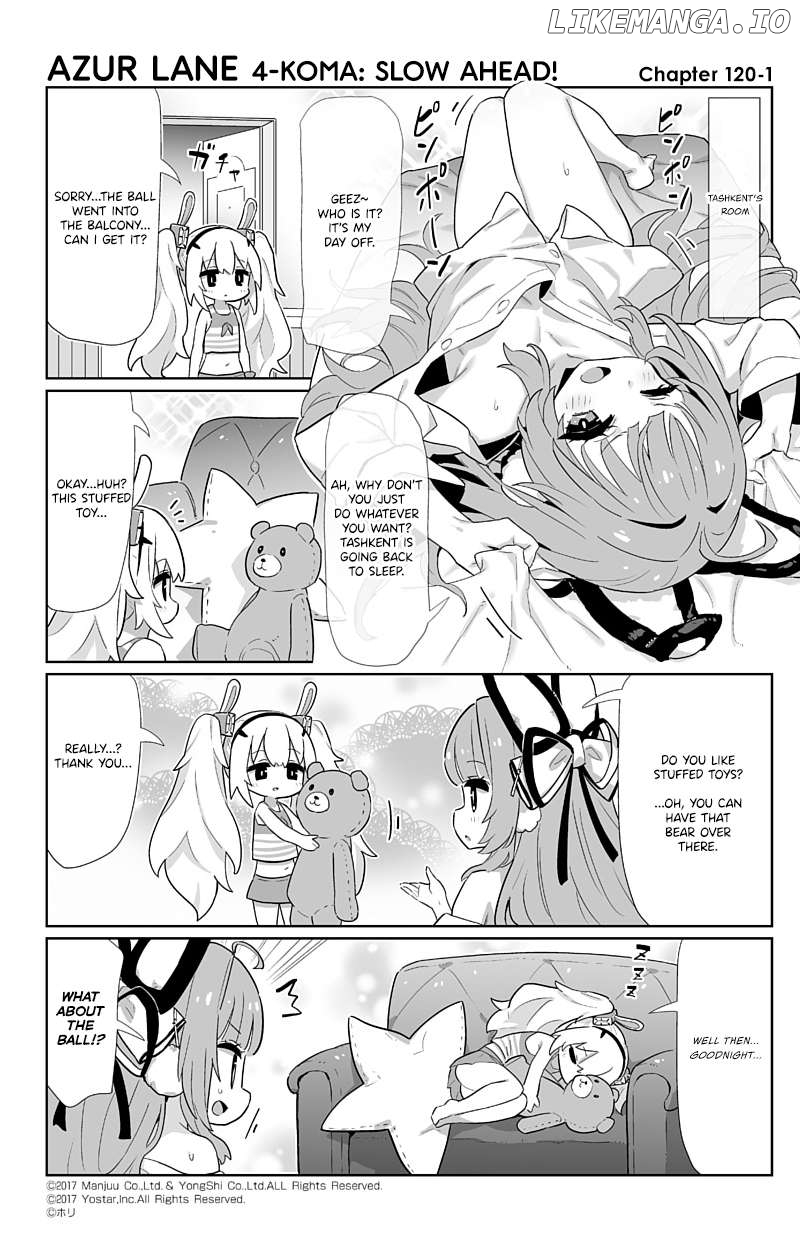 Azur Lane 4-Koma: Slow Ahead Chapter 120 - page 1