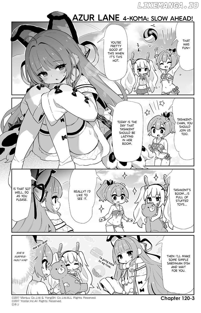Azur Lane 4-Koma: Slow Ahead Chapter 120 - page 3