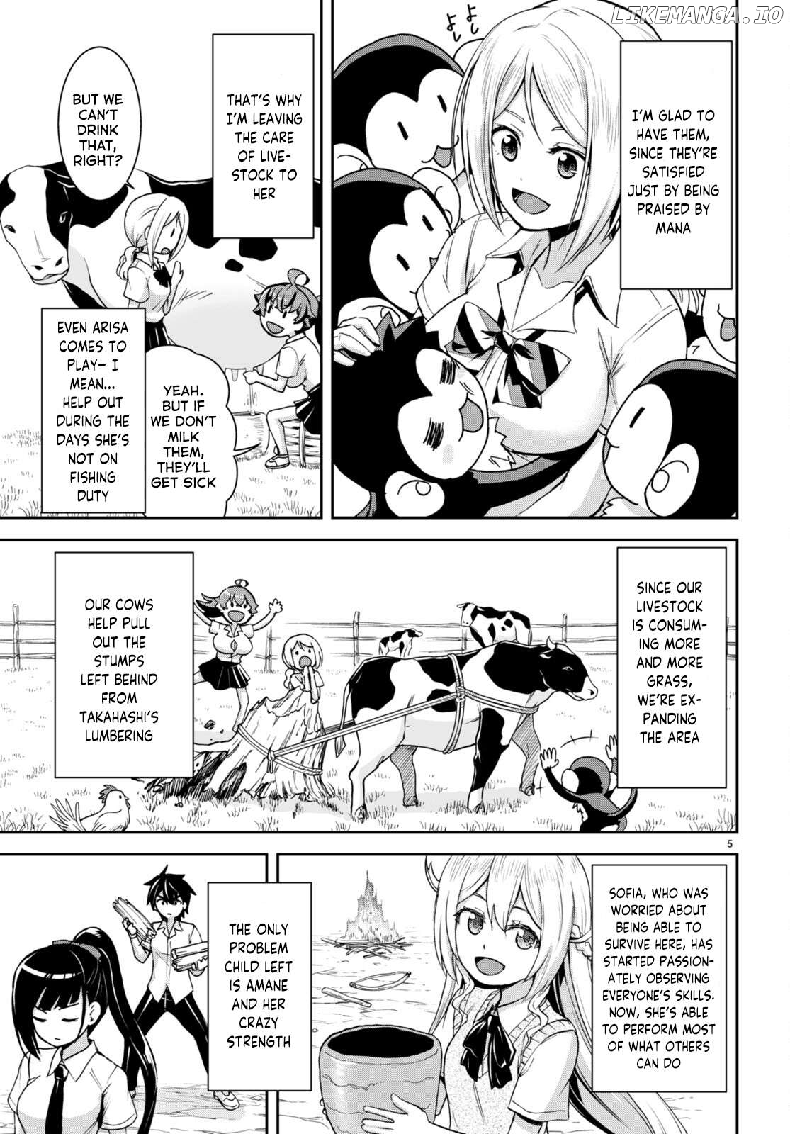 Isekai Yurutto Survival Seikatsu: Gakkou no Minna to Isekai no Mujintou ni Tenishitakedo Ore Dake Rakushou desu Chapter 24 - page 6