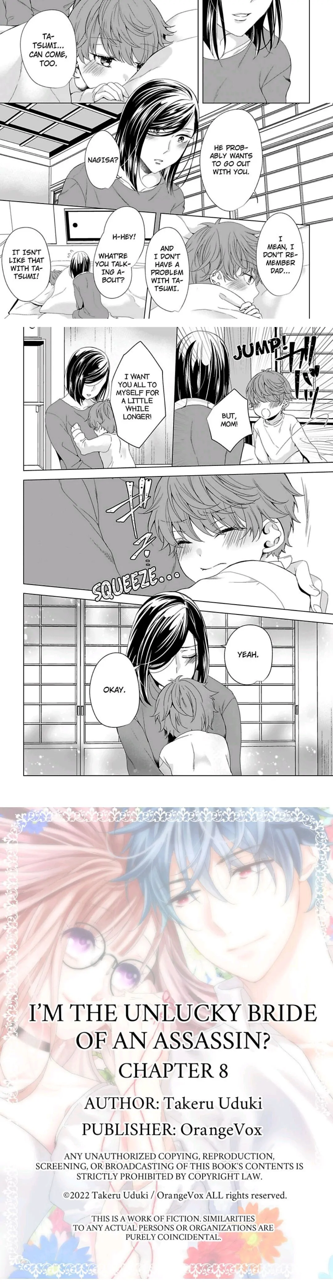 Tennen na Koroshiya-san to Fuun na Oyomesan Kakkokari Chapter 8 - page 11