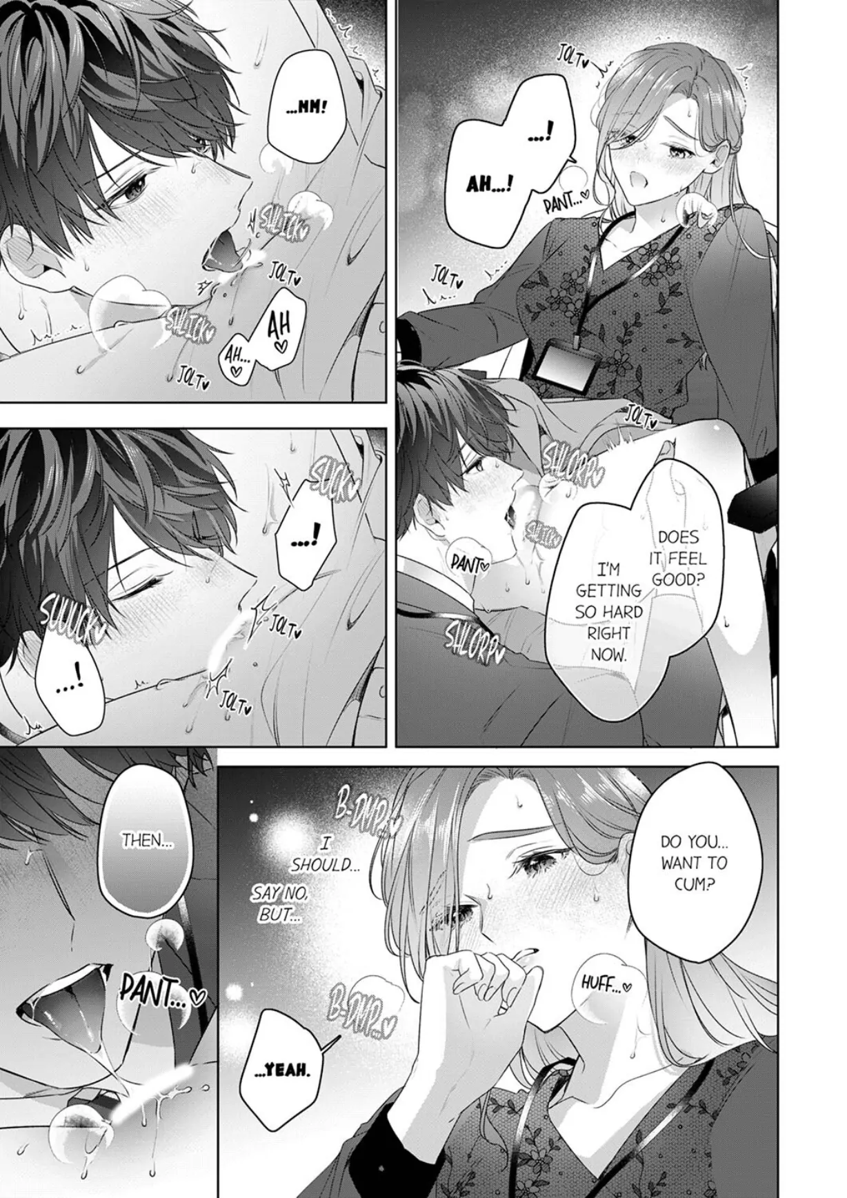 Shinya Zangyou - Nikushoku Kouhai no Iki Tsukushi Kotobazeme SEX Chapter 7 - page 17
