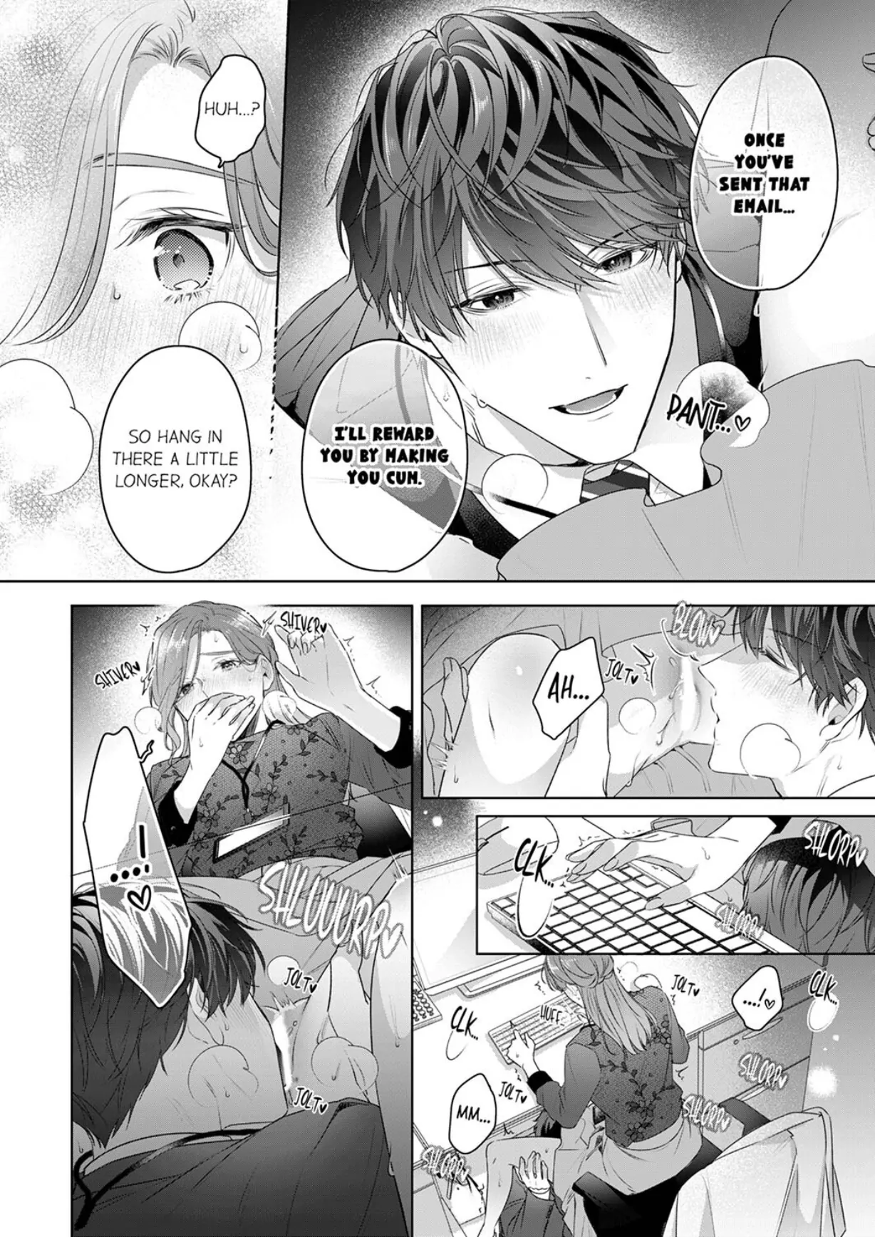 Shinya Zangyou - Nikushoku Kouhai no Iki Tsukushi Kotobazeme SEX Chapter 7 - page 18