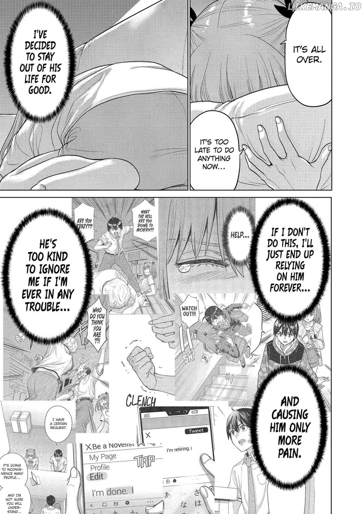 Koukousei WEB Sakka no Mote Seikatsu "Anta ga Kami Sakka na Wakenai desho" to Boku wo Futta Osananajimi ga Koukaishiteru kedo Mou Osoi Chapter 28 - page 3