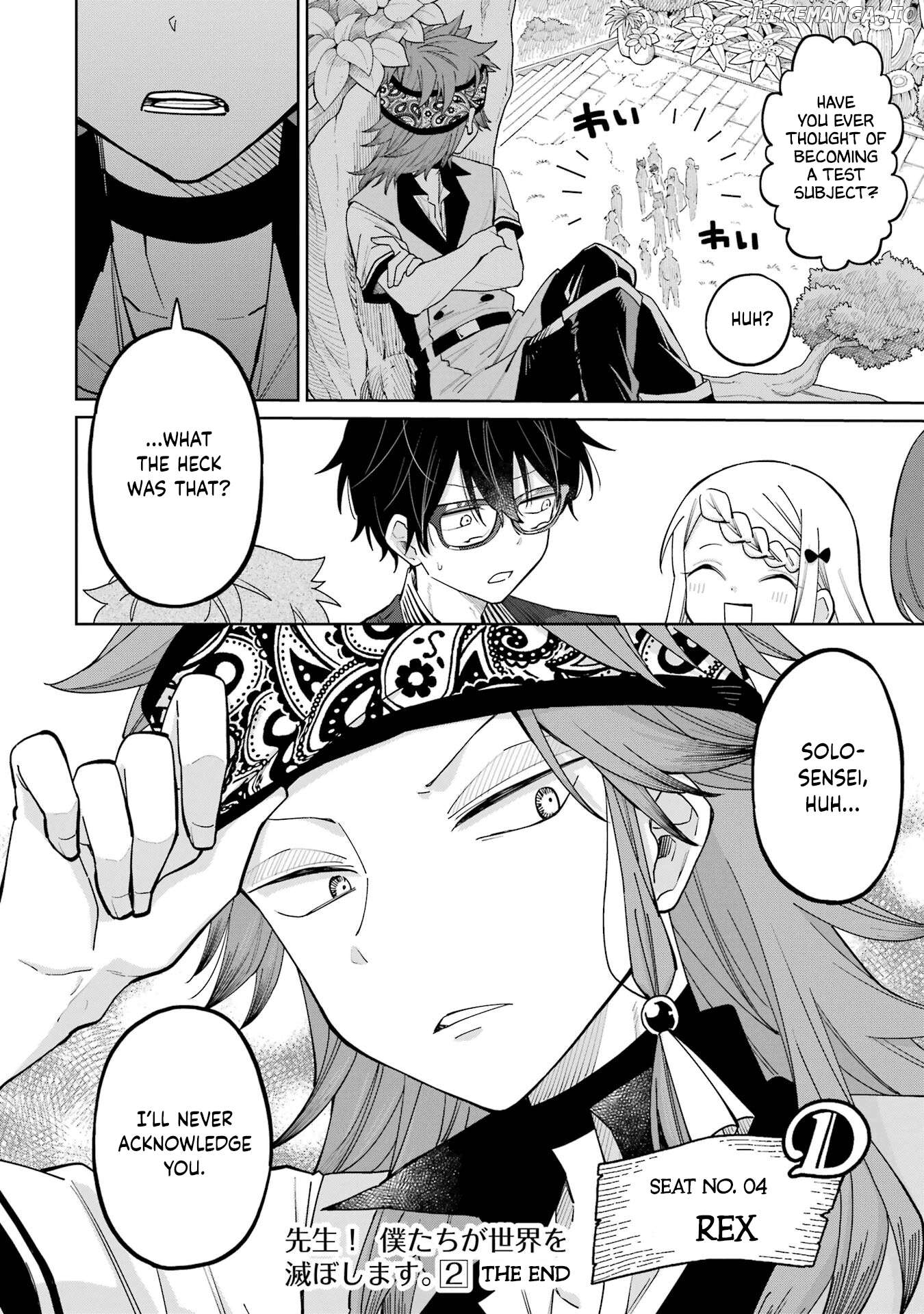 Sensei! Bokutachi ga Sekai wo Horoboshimasu. Chapter 9 - page 64
