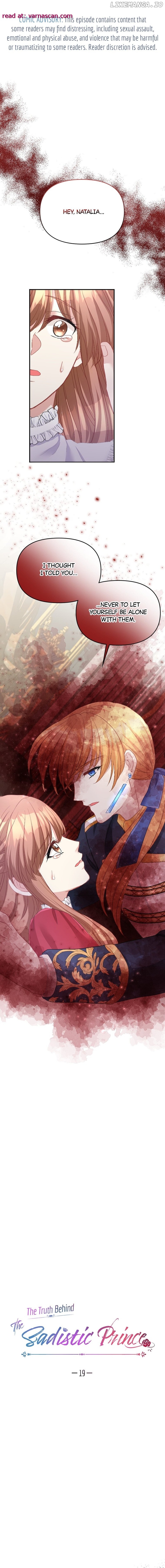 The Truth Behind the Sadistic Prince Chapter 19 - page 1