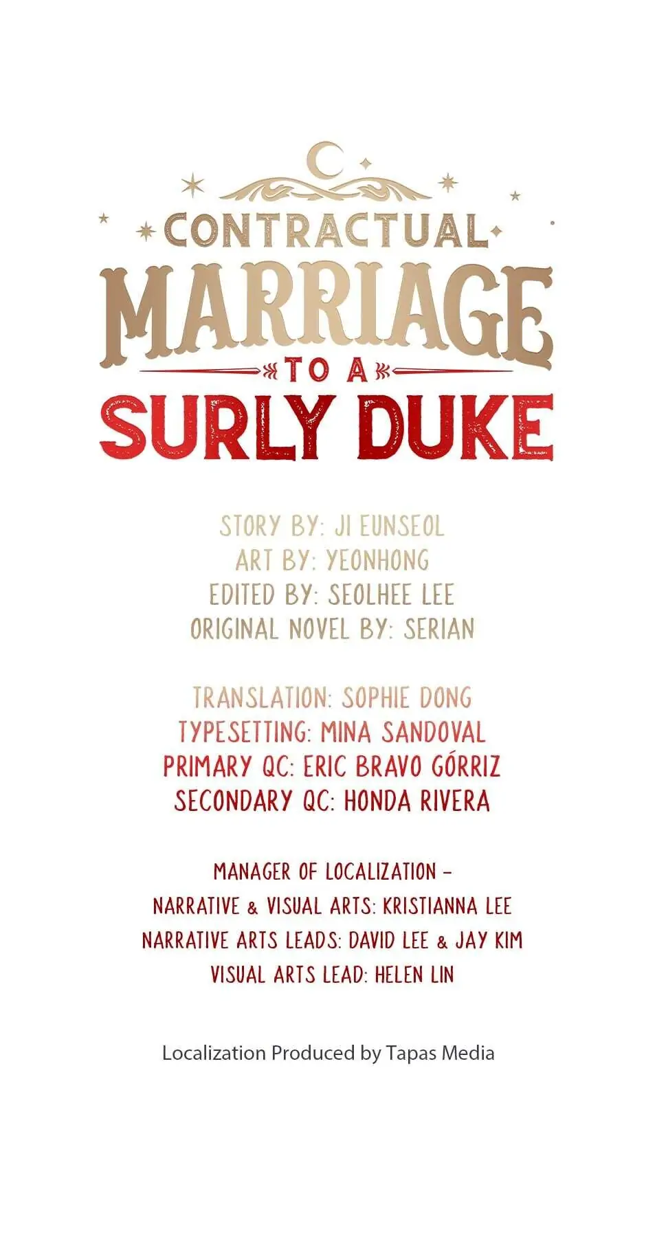 Contractual Marriage to a Surly Duke Chapter 1 - page 1