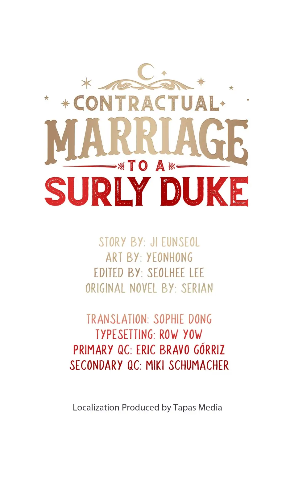 Contractual Marriage to a Surly Duke Chapter 45 - page 1