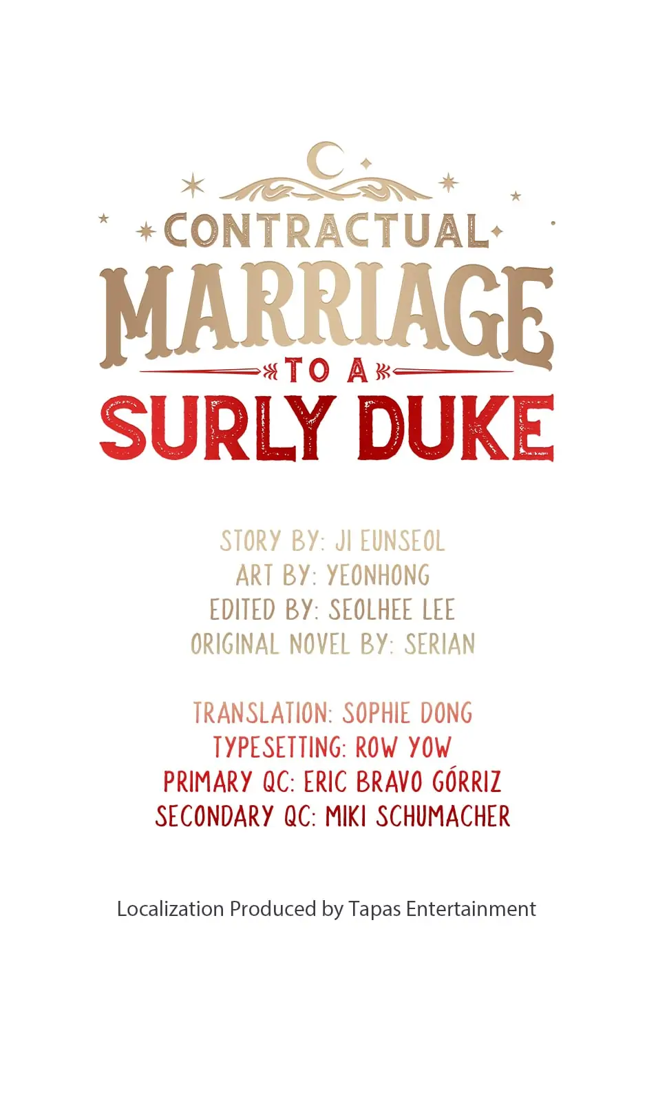 Contractual Marriage to a Surly Duke Chapter 49 - page 1
