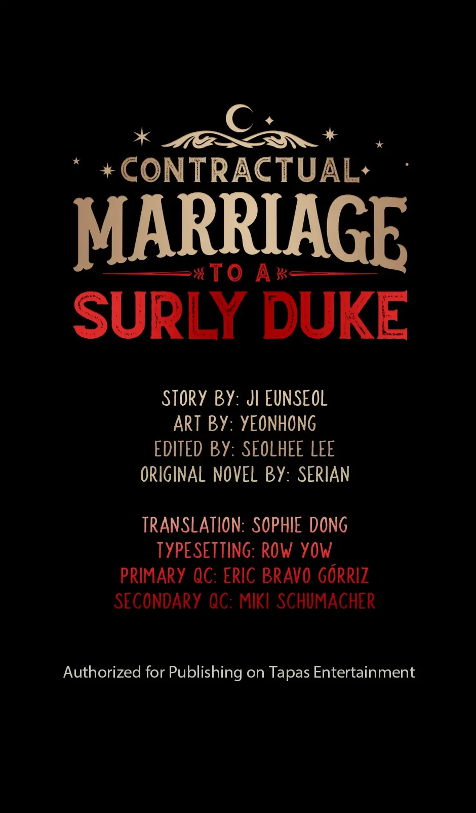 Contractual Marriage to a Surly Duke Chapter 51 - page 1