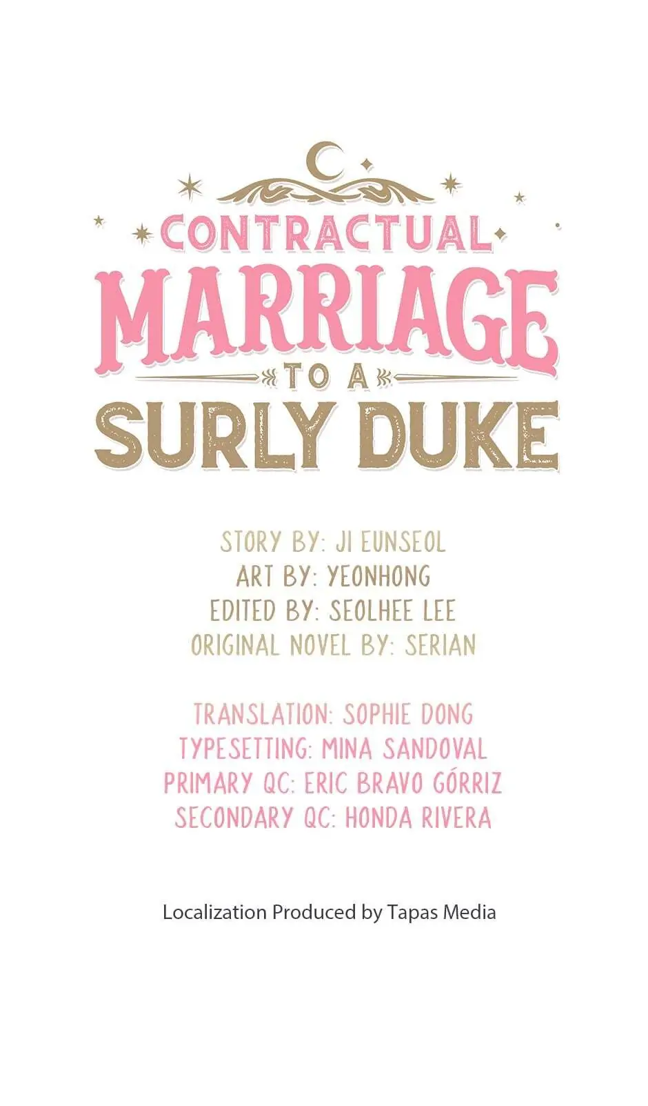 Contractual Marriage to a Surly Duke Chapter 8 - page 1