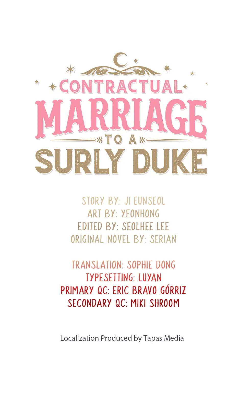 Contractual Marriage to a Surly Duke Chapter 60 - page 1