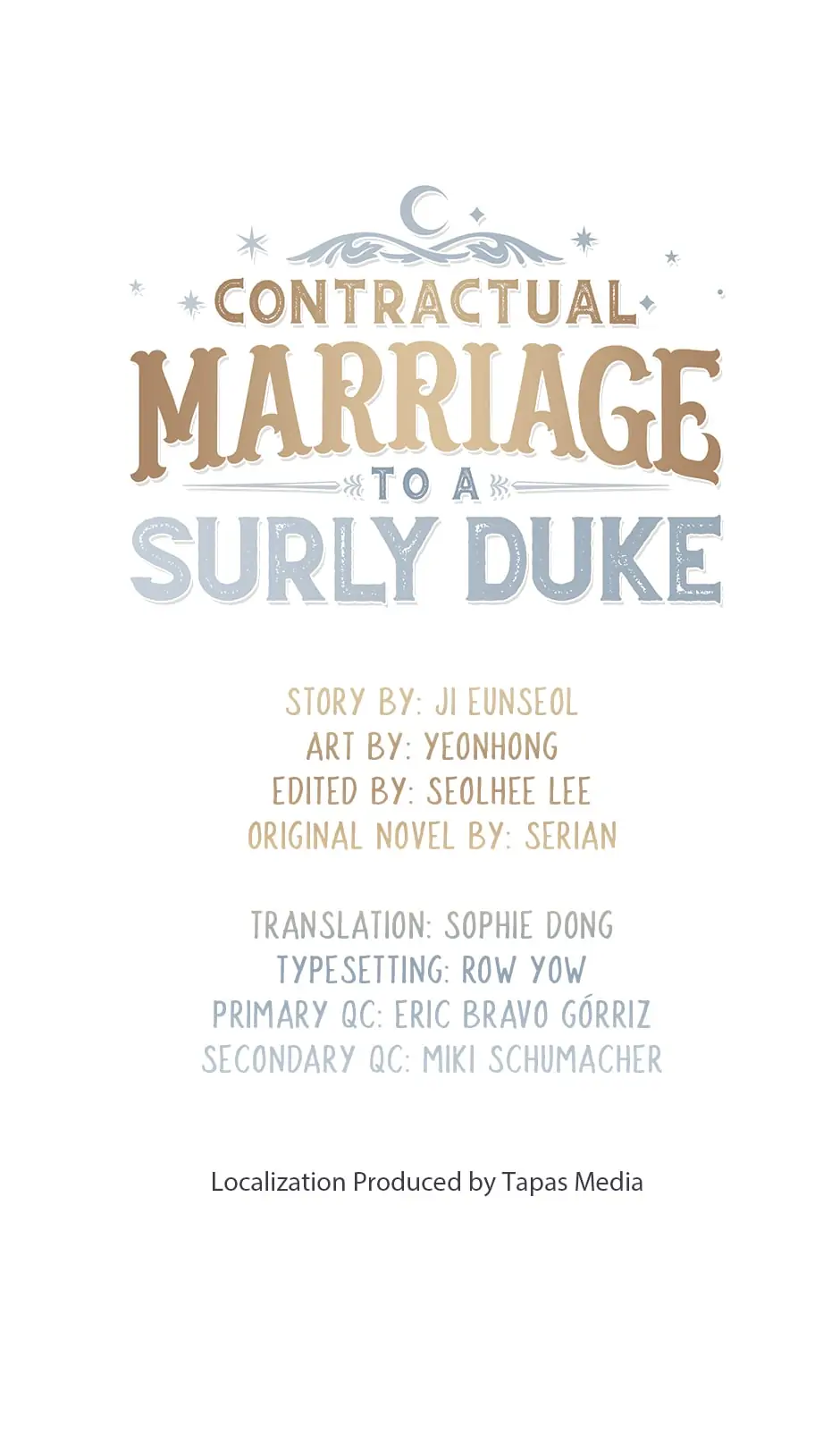 Contractual Marriage to a Surly Duke Chapter 39 - page 1