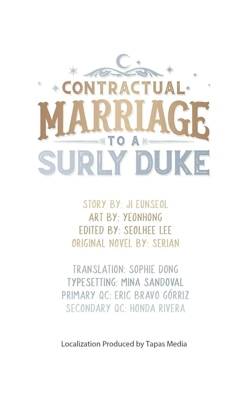 Contractual Marriage to a Surly Duke Chapter 9 - page 1