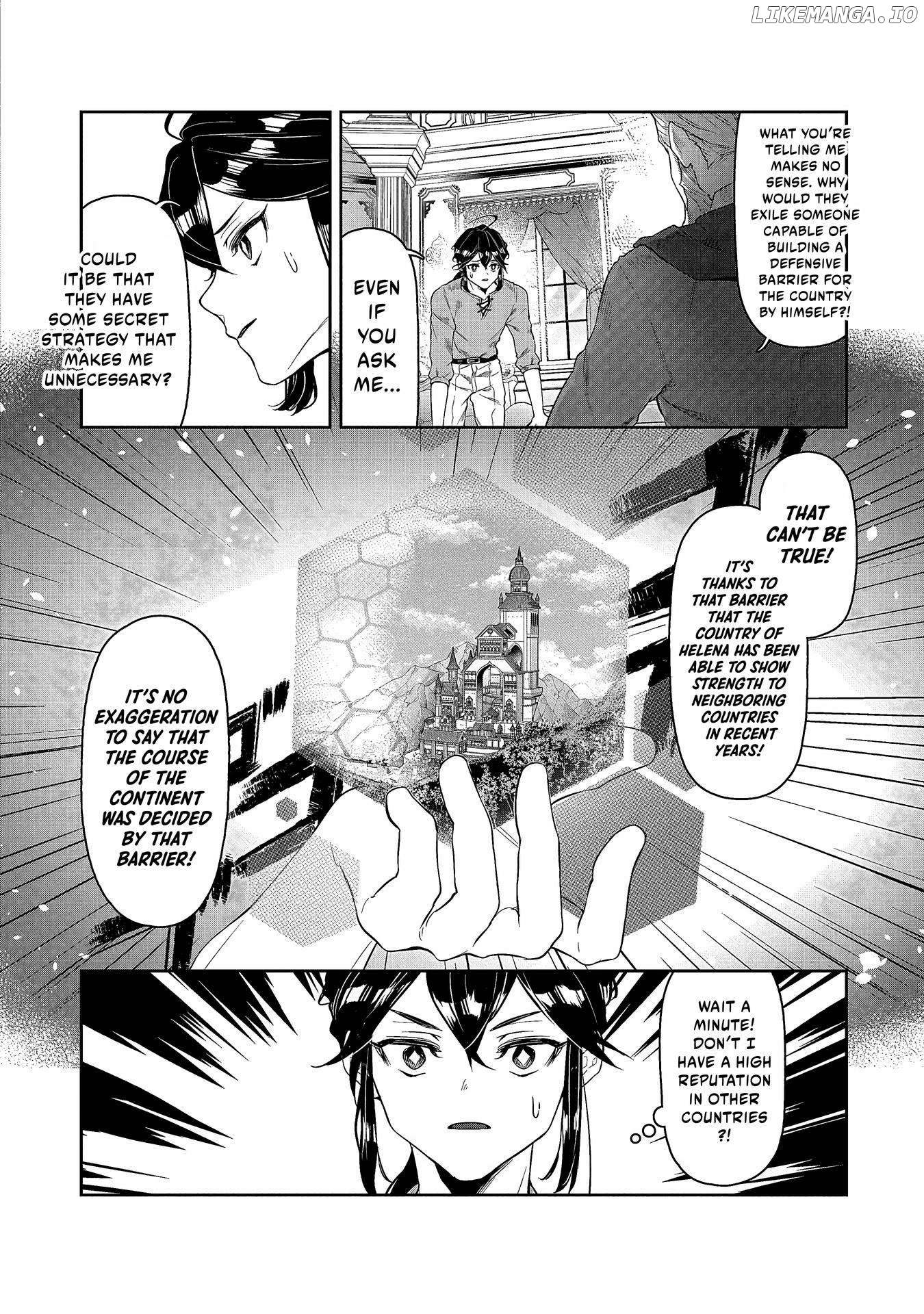 When I Put Up The Strongest Barrier In The Country, It Became Too Peaceful And I Was Banished. They Did Know That That Barrier Isn’T Permanent, Right? Chapter 4 - page 3