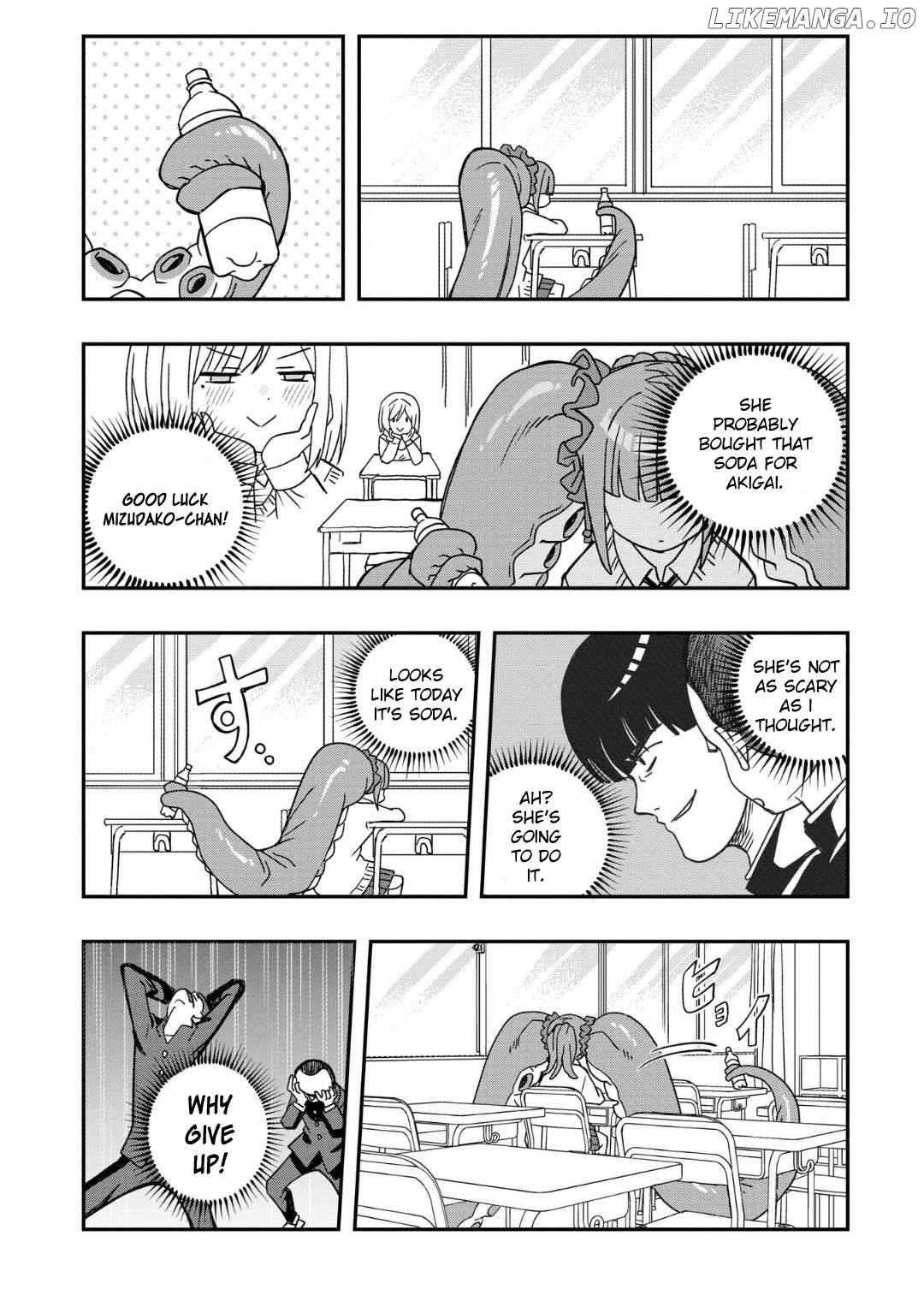 Mizudako-Chan Kara Wa Nigerarenai! Chapter 4 - page 8