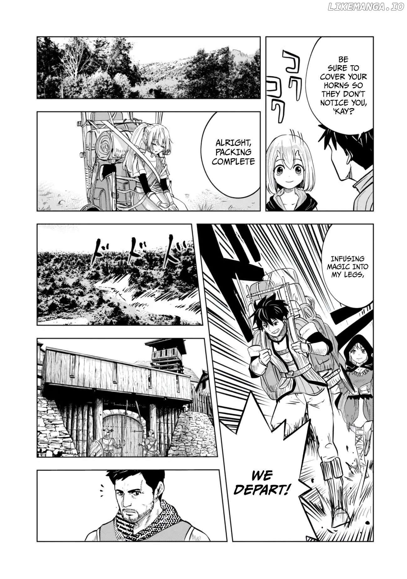 Makyo Seikatsu ~ Gakeppuchi Boken Sha Ga Hiki Komoru Ni Ha Hirosugiru Chapter 6.1 - page 12